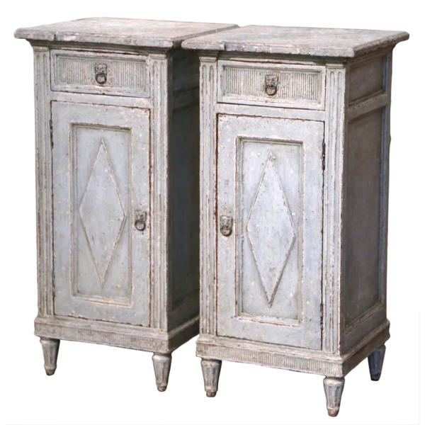 Antique French Wood bedside table