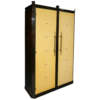 Art Deco Armoire with Brass Accents, Daabadi Furniture exporter
