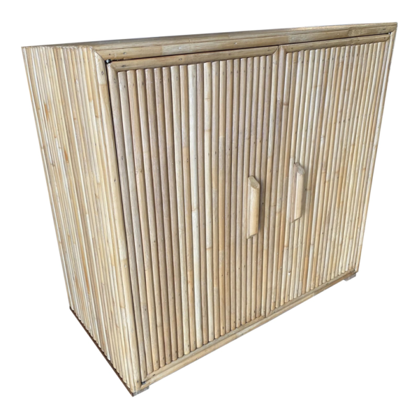 Beige Bamboo Armoire