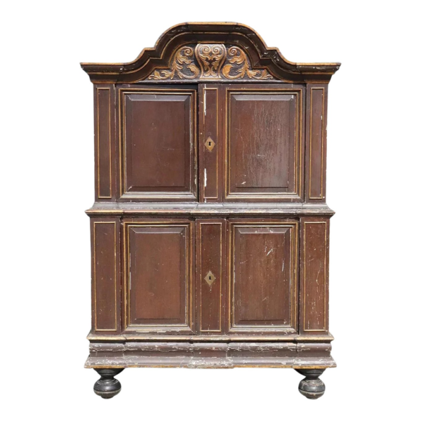 Baroque Style Wooden Armoire