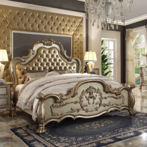 Classic Antique Bed - Brown Mahogany - 13