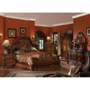 Classic Antique Bed - Brown Mahogany - 13