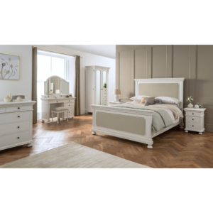 Classic French Bed - White Duco Mahogany - 17