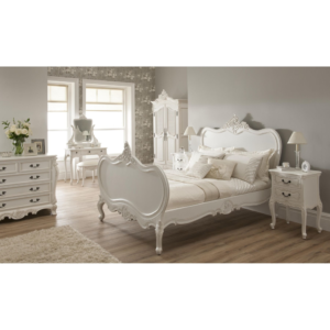 Classic French Bed - White Duco Mahogany - 18