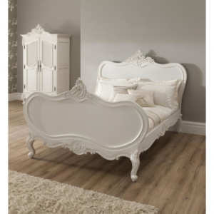Classic French Bed - White Duco Mahogany - 18