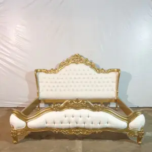 Classic French Painted Bed - White Duco Mahogany - 182
