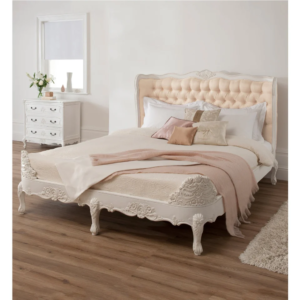 Classic French Bed - White Duco Mahogany - 19