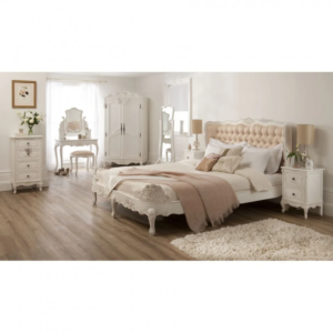 Classic French Bed - White Duco Mahogany - 19