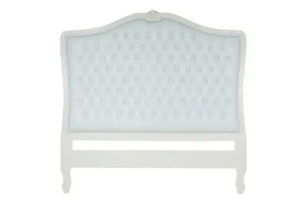 Daabadi Furniture Wholesale Classic French Painted Bed King-Size White Duco Mahogany