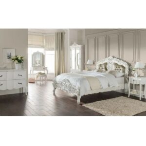 Classic French Bed - White Duco Mahogany - 21