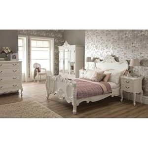 Classic French Bed - White Duco Mahogany - 22
