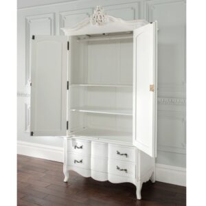 Classic French Bed - White Duco Mahogany - 23