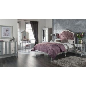Classic French Bed - White Duco Mahogany - 24