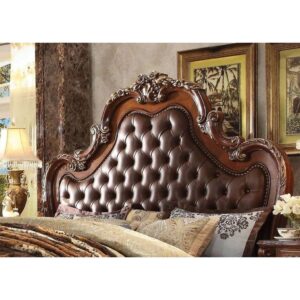 Classic Antique Bed - Brown Mahogany Veneer - 25