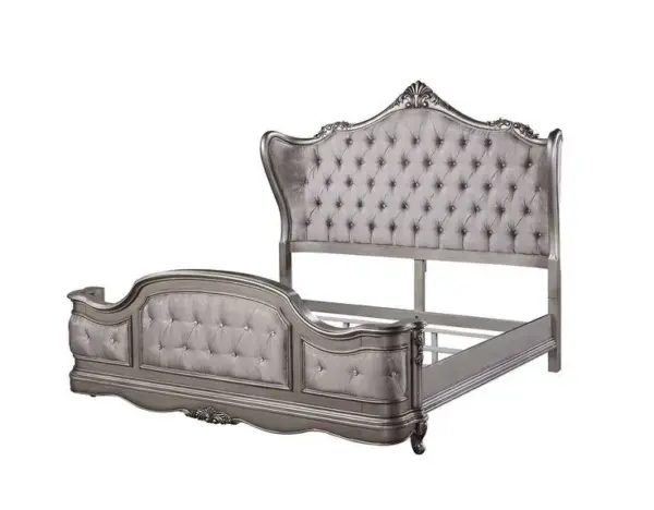 Daabadi Furniture Wholesale Classic Provincial French Bed Super King-Size White Painted Mahogany