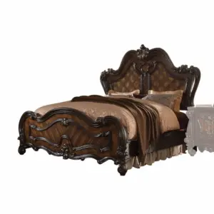 Daabadi Furniture Wholesale Classic French Antique Bed Super King-Size Brown Painted Mahogany