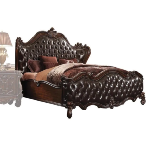 Daabadi Furniture Wholesale Classic French Victorian Bed Super King-Size Brown Painted Mahogany