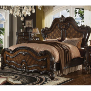 Classic Antique Bed - Brown Mahogany Veneer - 4