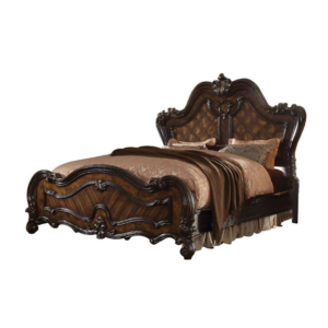 Classic Antique Bed - Brown Mahogany Veneer - 4