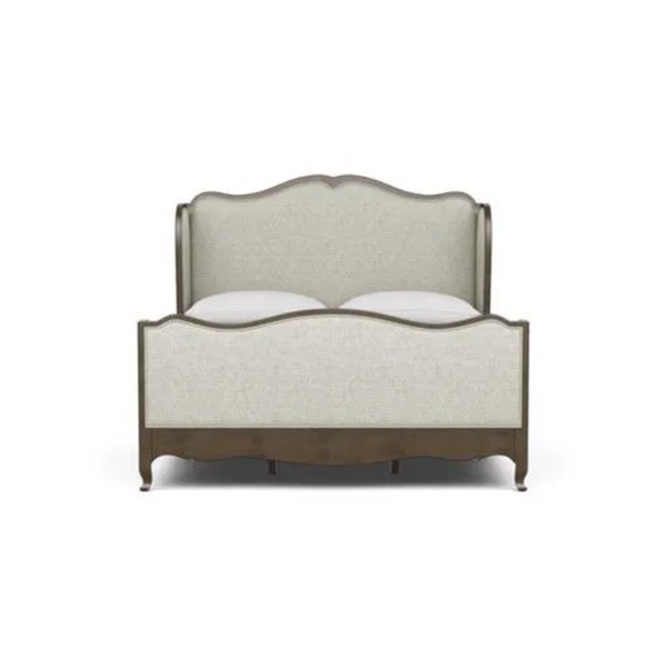 Daabadi Furniture Wholesale Classic French Provincial Bed Super King-Size Walnut Painted Mahogany