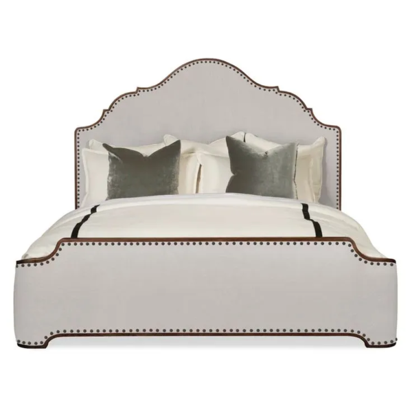 Daabadi Furniture Wholesale Classic French Colonial Bed Super King-Size Brown Painted Mahogany