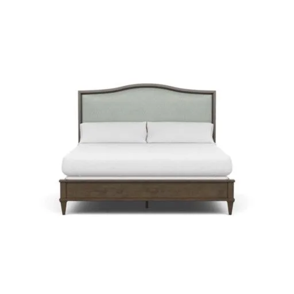 Daabadi Furniture Wholesale Classic French Vintage Bed Super King-Size Walnut Painted Mahogany