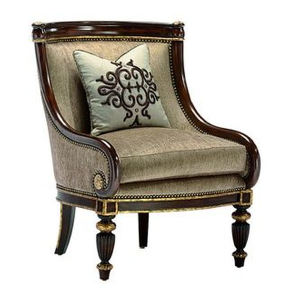 Classic Beige Sofa with Wood Frame, Daabadi Furniture