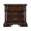 Classic Antique Nightstand with Three Drawers