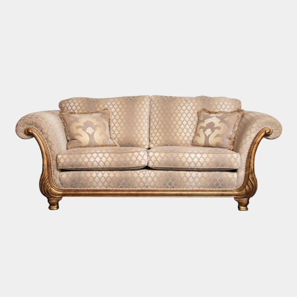 Classic Design Beige and Gold Sofa by Daabadi Furniture supplier