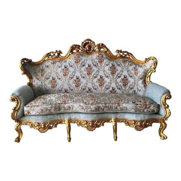 Classic French Style Carved Sofa