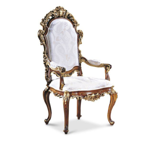 Classic French Style Carved Wood Sofa