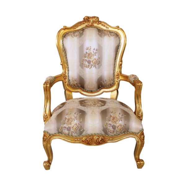 Classic French Style Gold and Beige Sofa