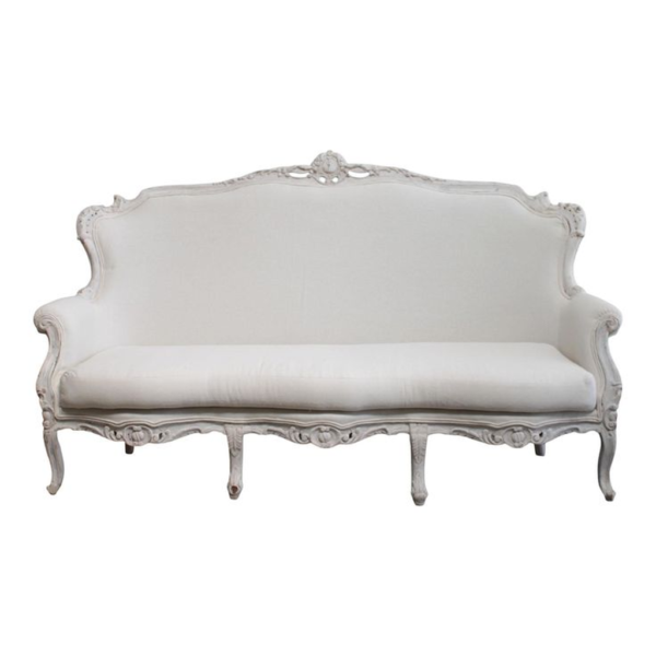 Classic French Style Linen Sofa Daabadi Furniture