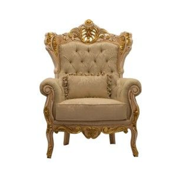Beige Linen Classic French Style Sofa