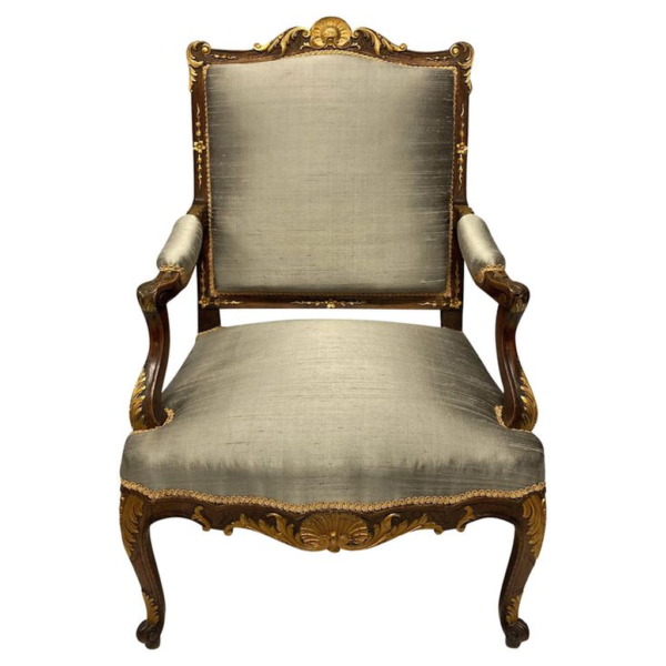 Classic French Style Sofa with Wood Frame