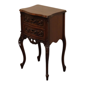 Classic French Style Wood Nightstand