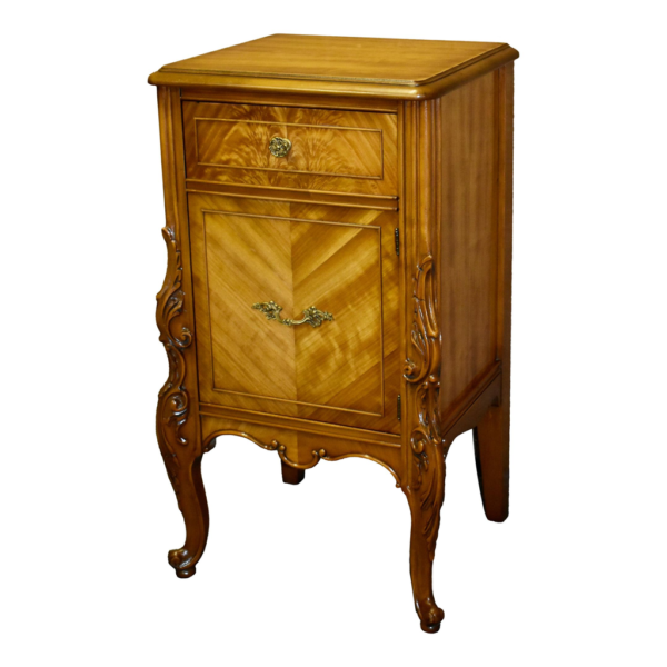Classic French Style Wood Nightstand