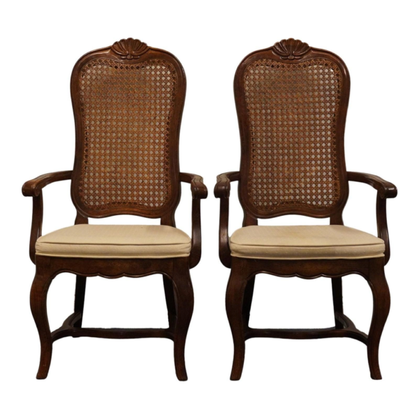 Classic French Woven Back Dining Chair
