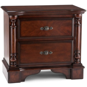 Classic Mahogany bedside table with Drawers