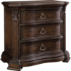 Classic Style bedside table with drawers