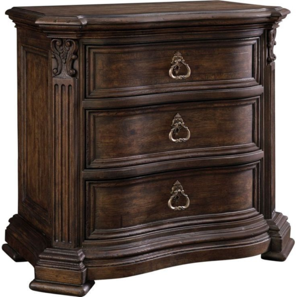Classic Style bedside table with drawers
