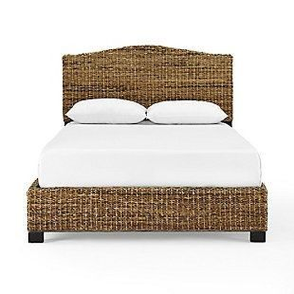 Coastal Style Fiber Woven Bed