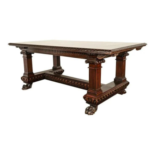 Renaissance Style Wood Dining Table