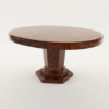 Art Deco Brown Wood Dining Table by Daabadi Furniture
