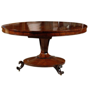 Mid-Century Modern Dining Table Wood Brown