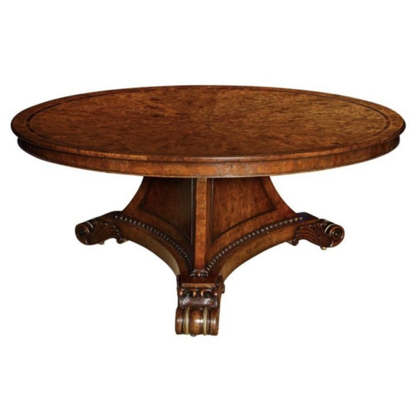 Antique Style Wood Dining Table Classic Design
