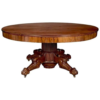 Victorian Era Brown Wood Dining Table