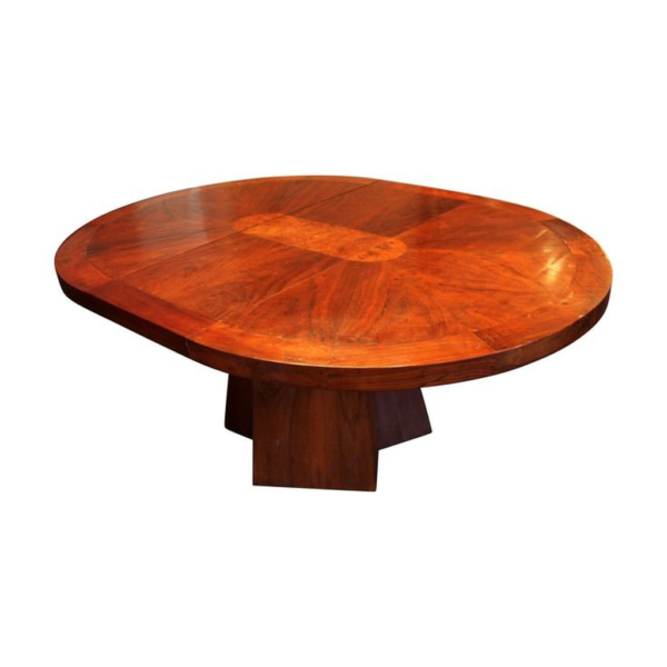 Mid-Century Modern Oval Dining Table