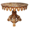 Baroque Style Marble Top Dining Table