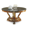 Classic Dining Table with Marble Top
